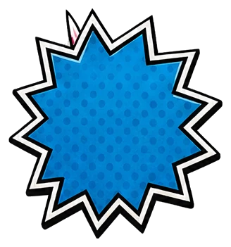 Promo burst, a sliced and background-cleaned transparent texture